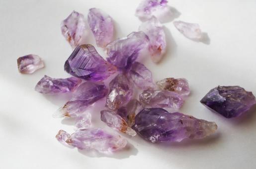 アメジスト　原石 天然石,鉱物標本,結晶の写真素材