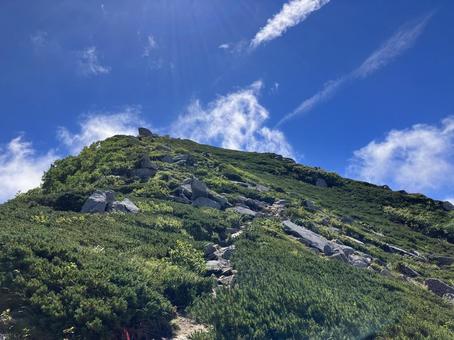 中央アルプストレッキング 中央アルプストレッキング 登山,自然,トレッキングの写真素材