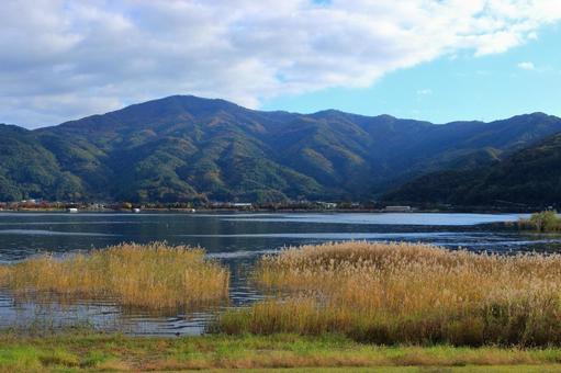 秋の河口湖周辺 秋の河口湖周辺の写真
