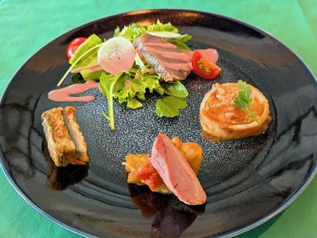 イタリアンレストランの前菜 イタリアンレストランの前菜 ランチ,前菜,イタリアンの写真素材