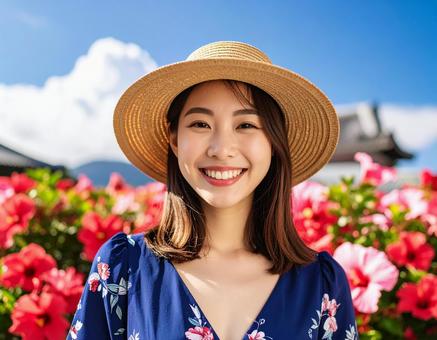 ハイビスカスと、真夏の彼女 ハイビスカスと、真夏の彼女の写真