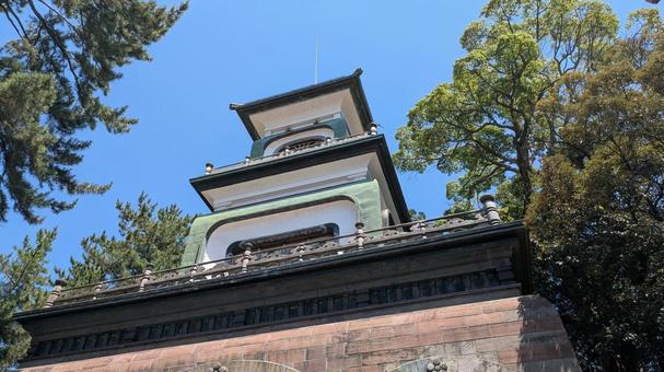 金沢の尾山神社 金沢の尾山神社 金沢,石川,北陸新幹線の写真素材