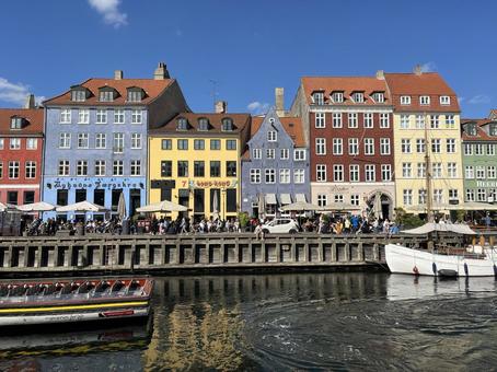 ニューハウン ニューハウン,コペンハーゲン,デンマークの写真素材