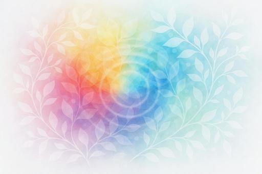 色と形の渦の写真