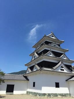 大洲城3 大洲城3 大洲城,城址,木造復元天守の写真素材