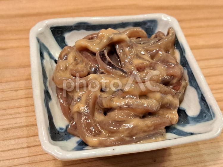 中華居酒屋のイカの塩辛 中華,居酒屋,つまみの写真素材