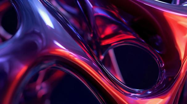 輝く曲面の幻想的なテクスチャの写真