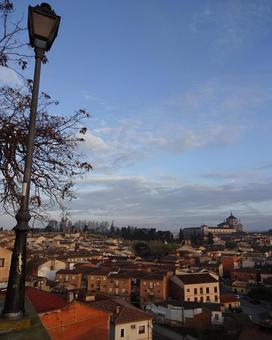 スペイン　トレドからの街並み スペイン,街並み,街灯の写真素材