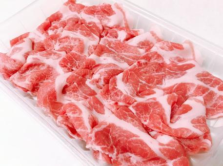 豚肩ロースしゃぶしゃぶ 豚肩ロースしゃぶしゃぶ,豚肩ロースしゃうしゃぶ用,豚肩ロースの写真素材