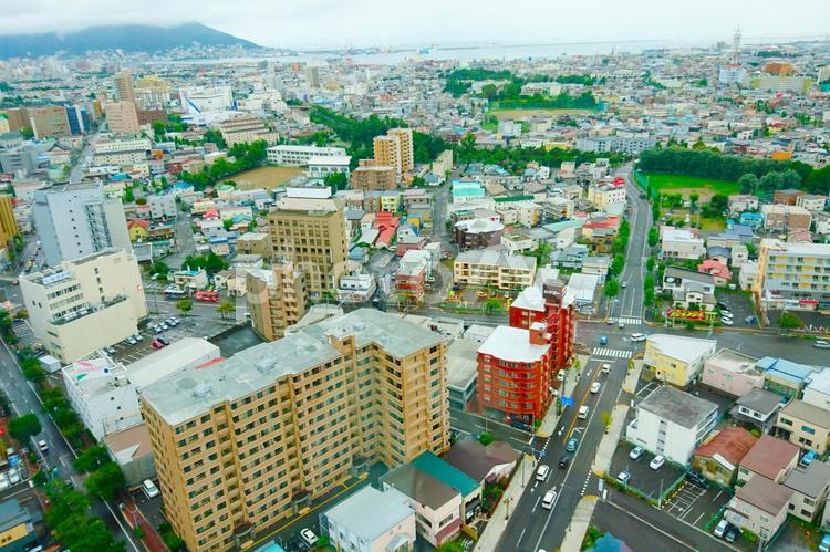 函館の街並み 函館,北海道,街並みの写真素材