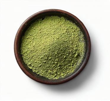 鮮やかな緑色の抹茶パウダー 鮮やかな緑色の抹茶パウダーの写真