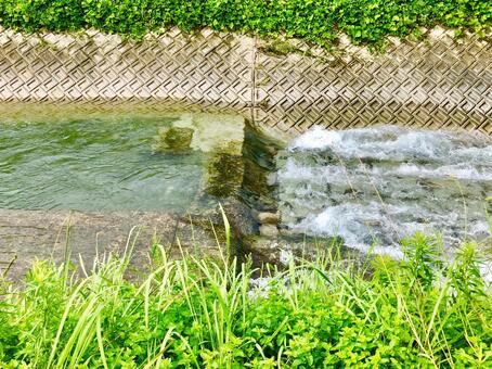 川の流れ 川の流れの写真
