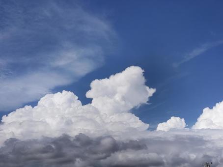 Photo, sky, sunny day, cloud cover, 