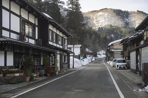 冬の白川郷 白川郷,冬の白川郷,合掌造りの写真素材