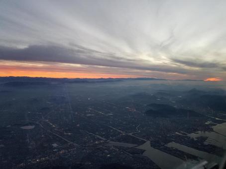 香川の夕陽 香川の夕陽の写真