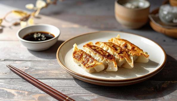 餃子 餃子の写真