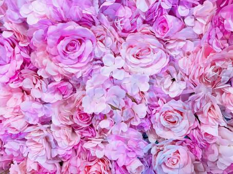 ピンク色のお花の背景素材１ 背景,ピンク,花の写真素材