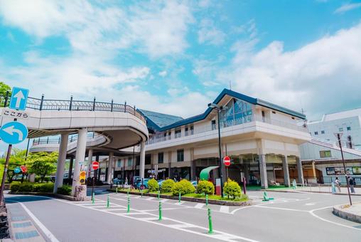 【長野】軽井沢駅の周辺 軽井沢,長野,karuizawaの写真素材