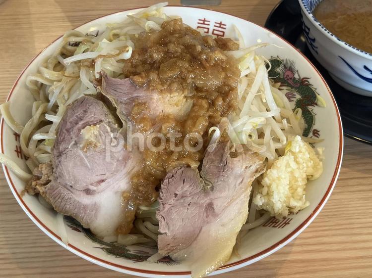 二郎系つけ麺 二郎系つけ麺,つけ麺,二郎系の写真素材
