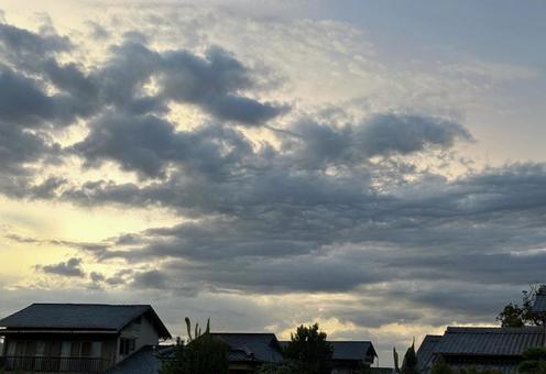 雲⑥ 雲,雨雲,空の写真素材