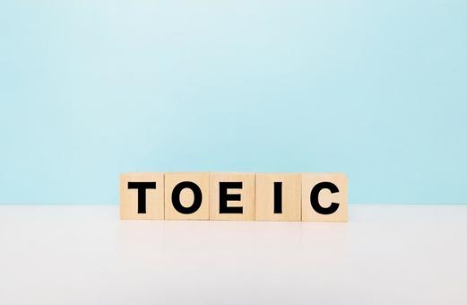 TOEICブロック文字 TOEICブロック文字 トーイック,トーイックテスト,トーイックスコアの写真素材
