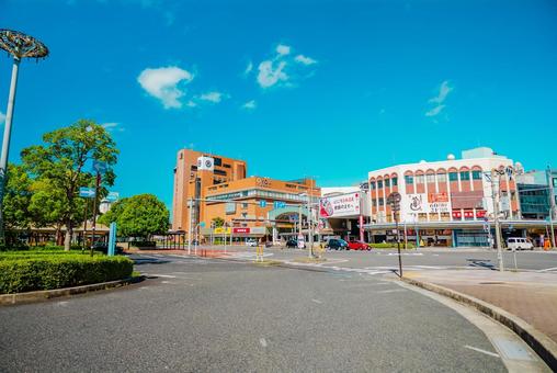 【鳥取】鳥取駅前の風景の写真