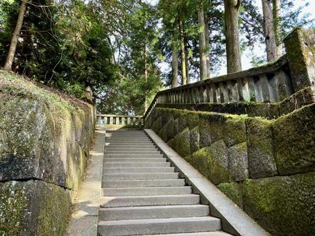 石階段 石階段 日光,東照宮,日光東照宮の写真素材