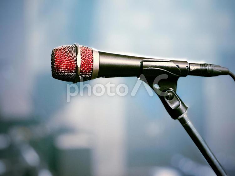 ヴォーカル用マイク ダイナミックマイク,マイク,ミュージックの写真素材