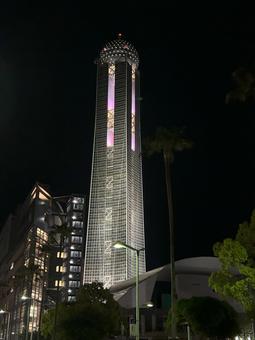 Kaikyo Dream Tower night view, JPG Kaikyo Dream Tower night view, JPG