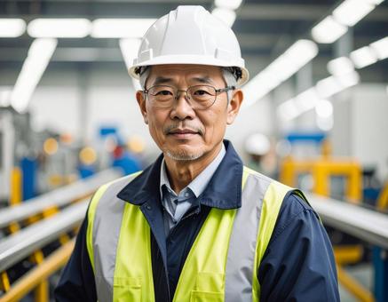 ベテラン工場長・工場の管理者 ベテラン工場長・工場の管理者の写真
