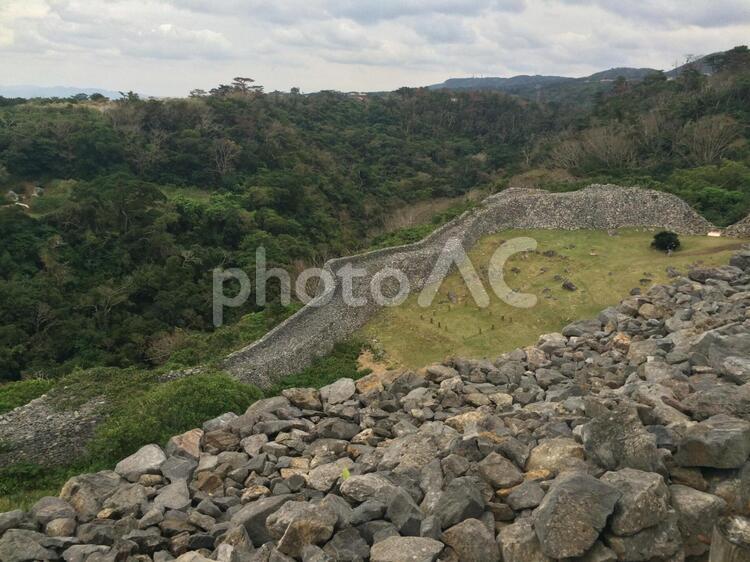 沖縄　風景 世界遺産,森,自然の写真素材