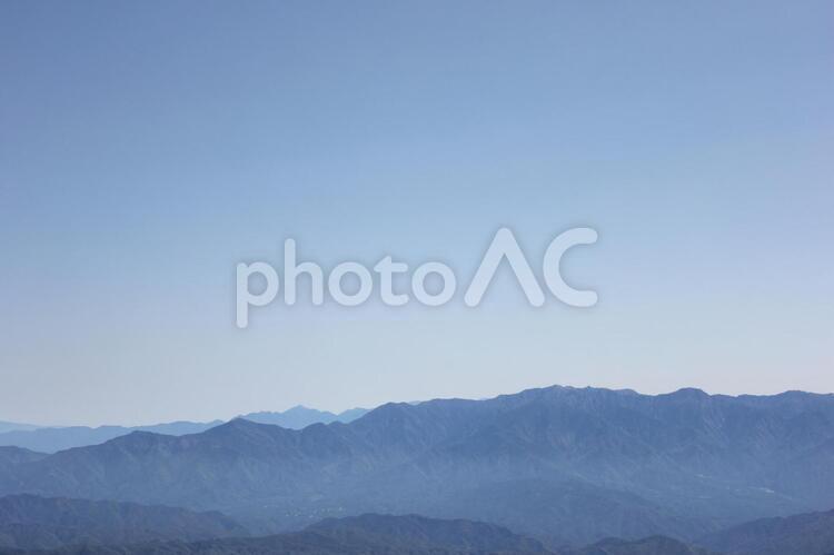 御嶽山を望む景色8 御嶽山,長野県,木曽の写真素材