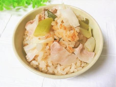 大蔥煮飯, JPG 大蔥煮飯, JPG