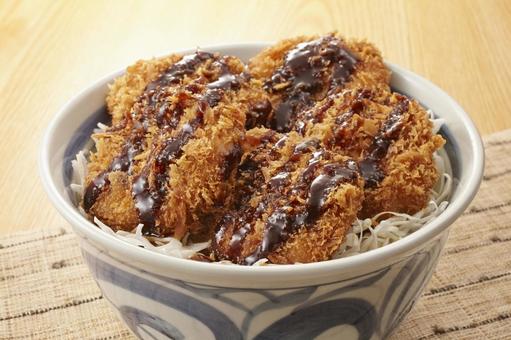 ソースかつ丼 ソースかつ丼,丼,どんぶりの写真素材