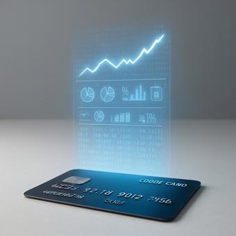 カードと未来の金融分析 カードと未来の金融分析の写真