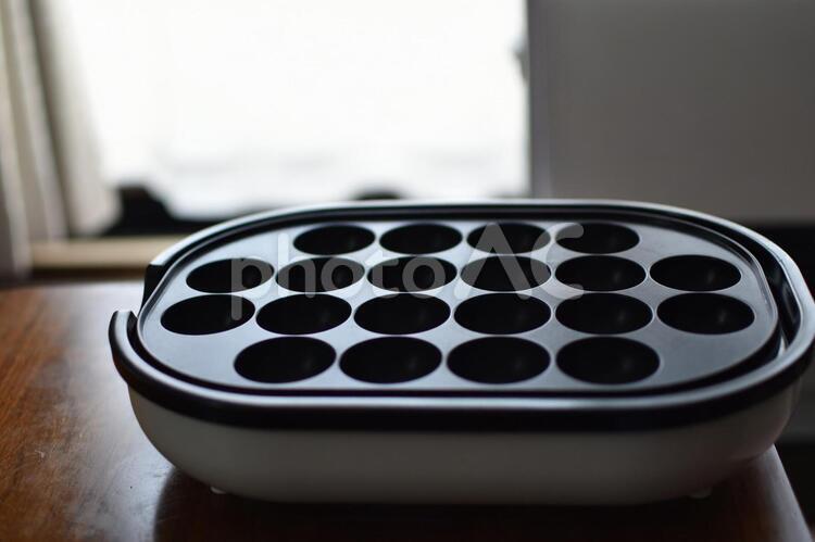 たこ焼きの道具　2 たこ焼き,道具,プレートの写真素材