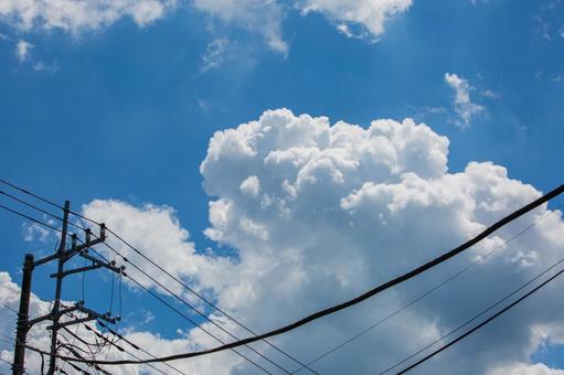 どこか懐かしい電線のある風景 どこか懐かしい電線のある風景の写真