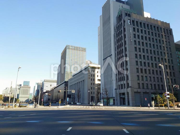 日比谷の風景 日比谷ミッドタウン,日比谷,東京の写真素材