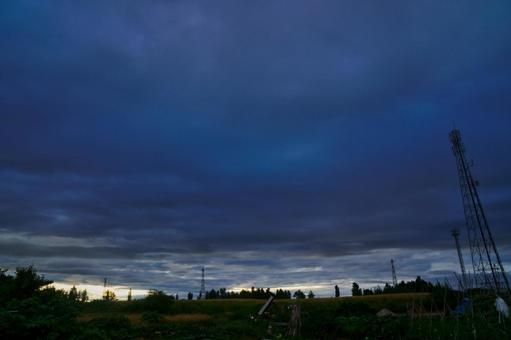 夕暮れ 夕暮れの写真