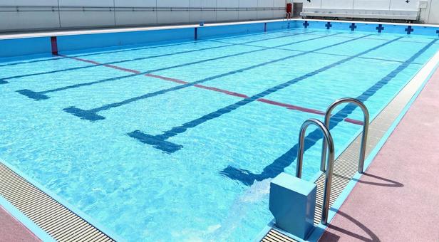 プール プール プール,屋外プール,水泳の写真素材