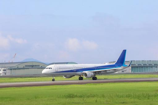 光のはじまり、風の行き先 光のはじまり、風の行き先 飛行機,航空機,旅客機の写真素材