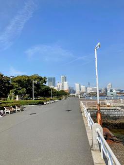 山下公園 山下公園 海,景色,ヨコハマの写真素材
