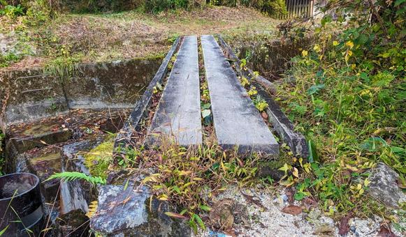 細い橋 橋,細い,道の写真素材