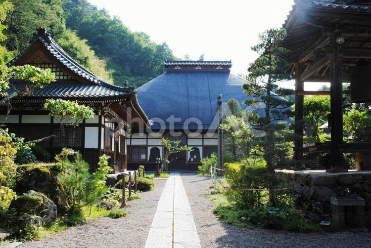 信州上田市塩田野龍光院 信州,上田市,塩田野の写真素材