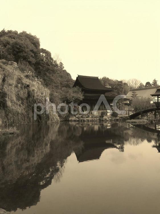 岐阜県-永保寺-国宝観音堂と庭園 永保寺,寺,虎渓山の写真素材