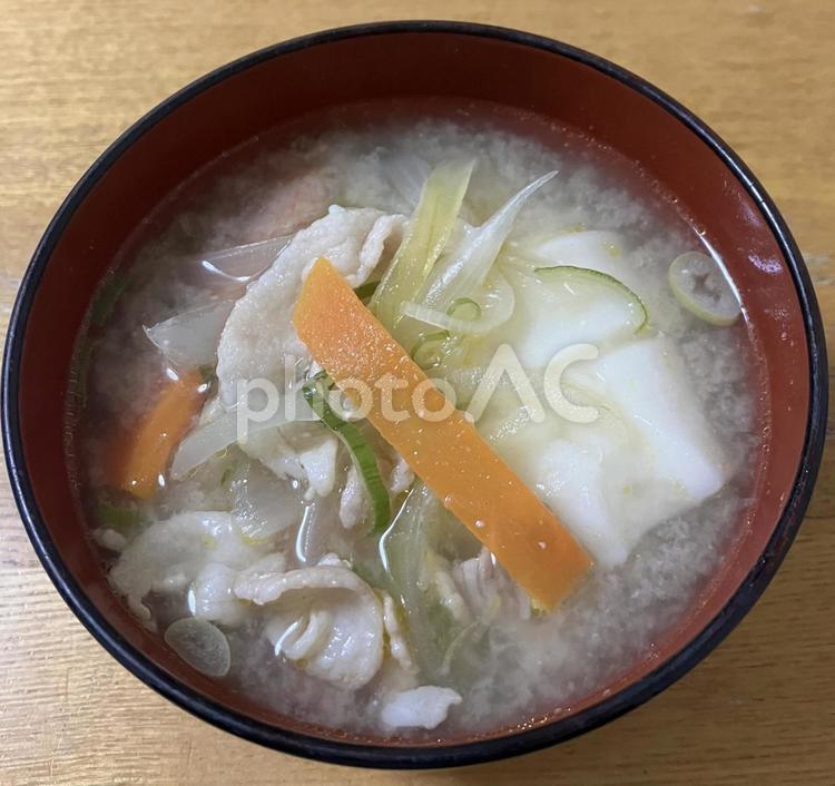 白味噌のお雑煮 お雑煮,白味噌,京風の写真素材