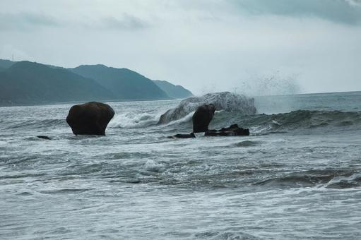 荒れる海 荒れる海の写真