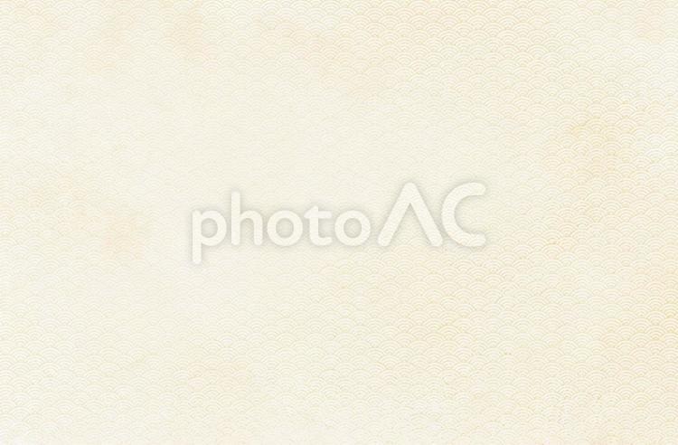 白色の和紙に細かい青海波模様のある背景 和,和紙,和柄の写真素材