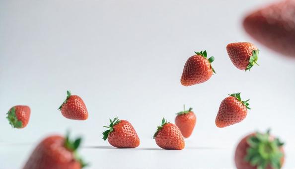 苺　コピースペースの写真