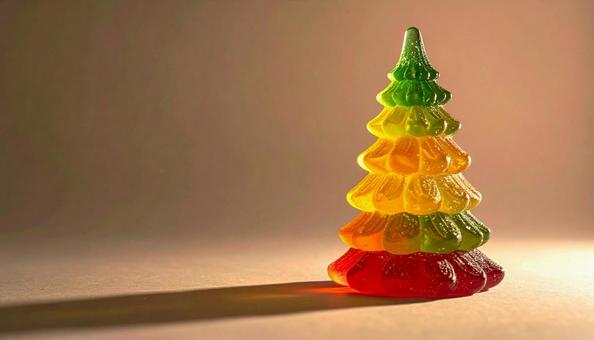 グミのクリスマスツリー グミのクリスマスツリーの写真